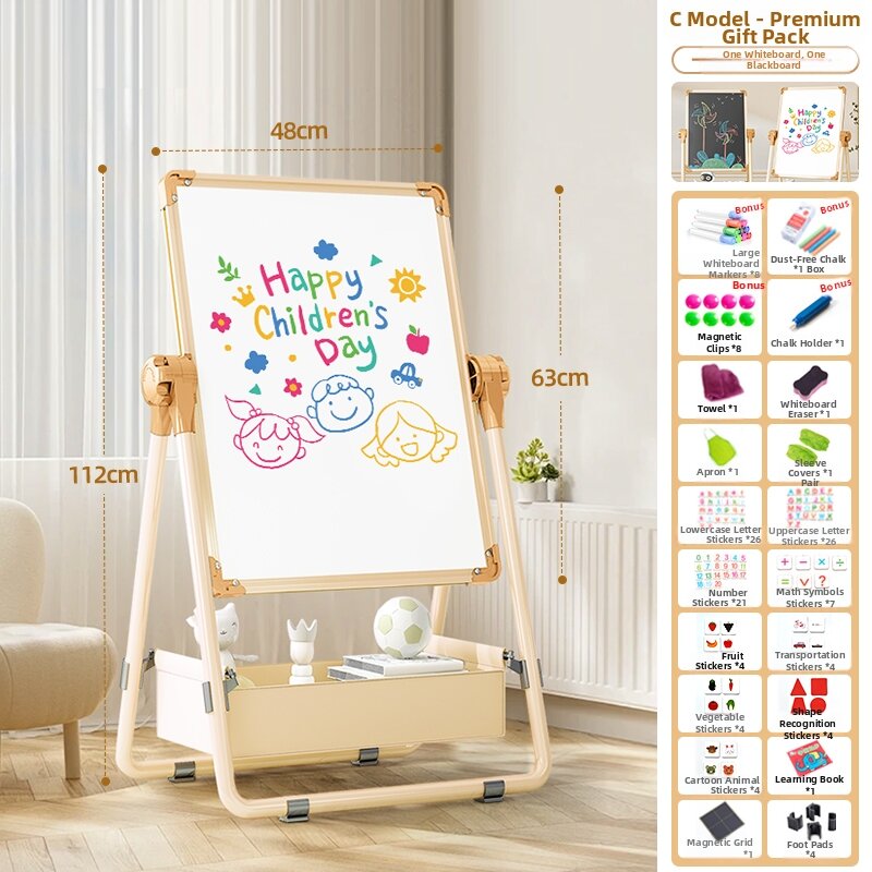 Child Educational Magnetic Dual-Sided Whiteboard