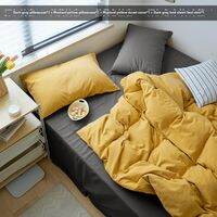 WUYINLIANGPIN | Cotton Percale Bedding Set 4 Pieces
