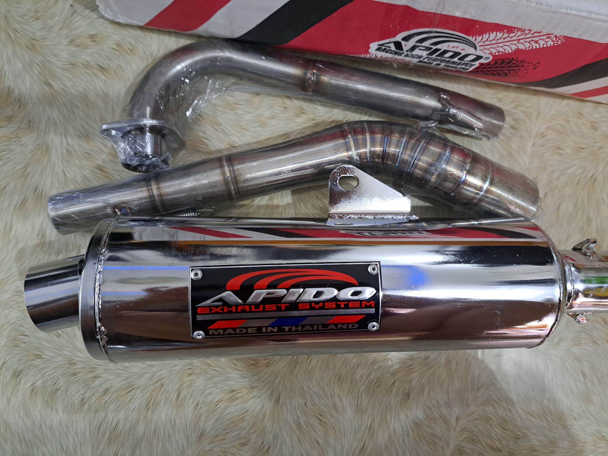 apido pipe xrm110 chrome