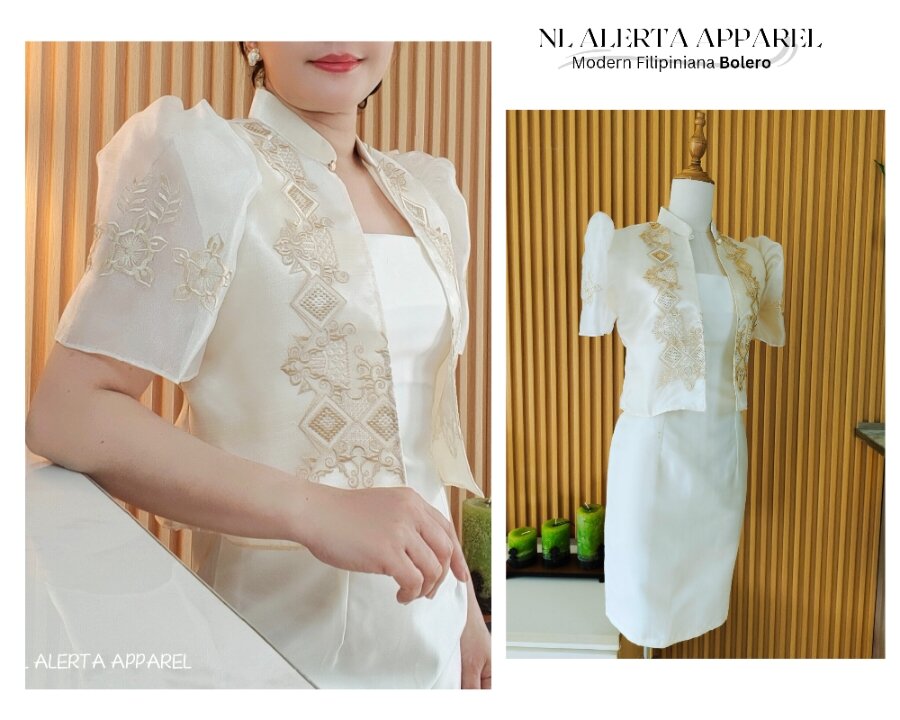 Filipiniana white best sale