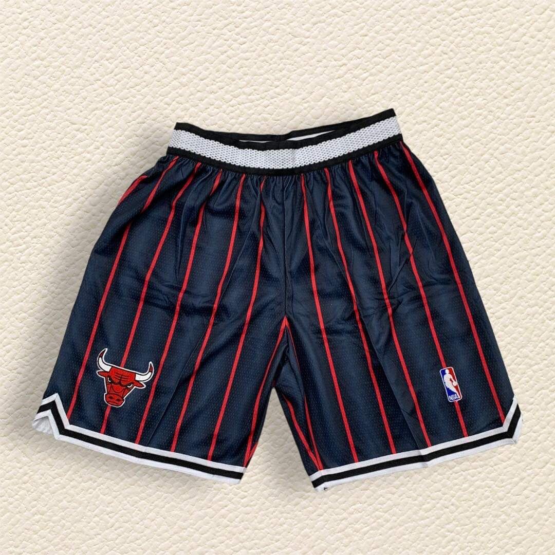 Chicago bulls sales black pinstripe shorts