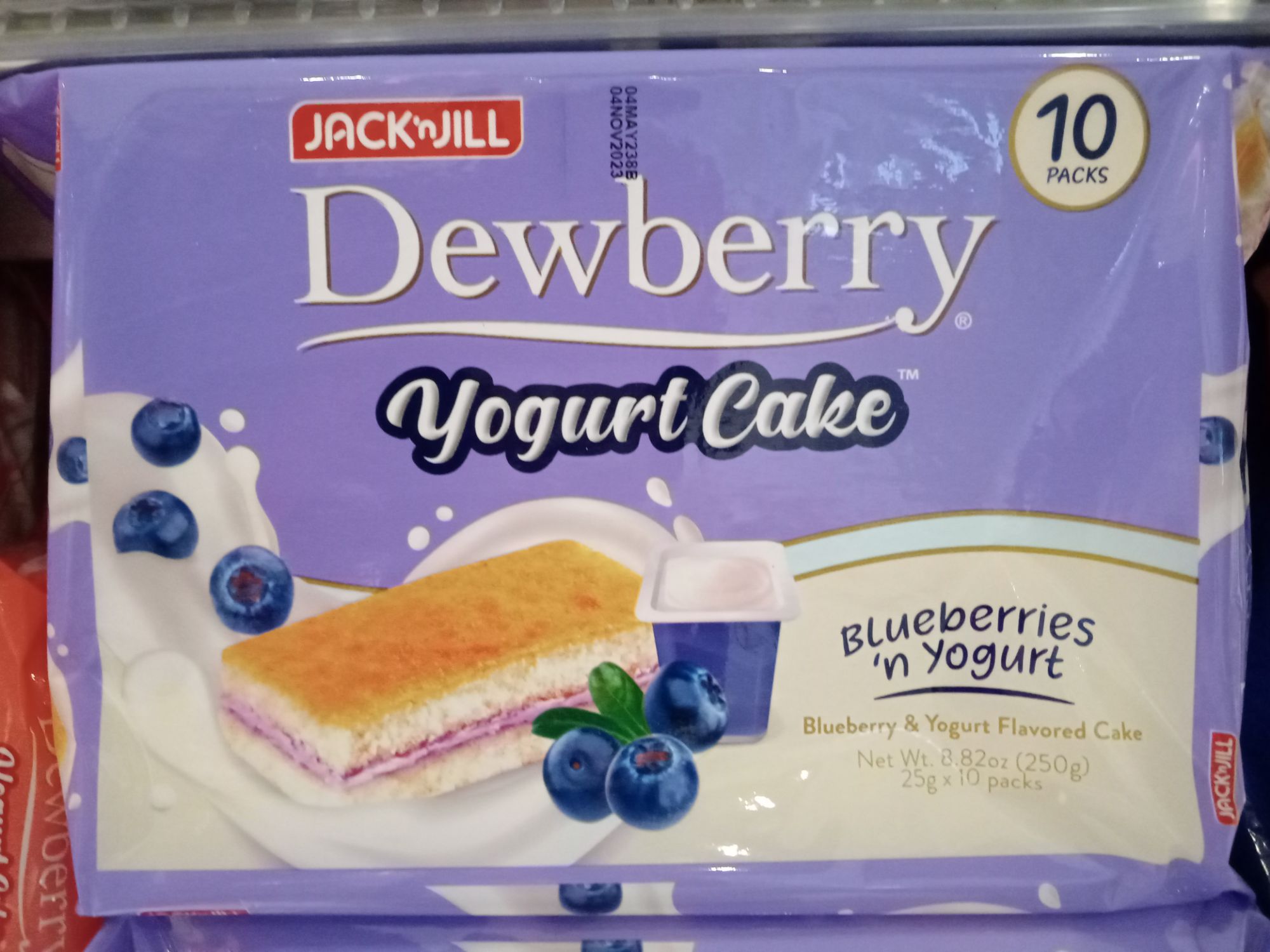 Dewberry Yogurt Cake Blueberries (25g.×10packs) | Lazada PH