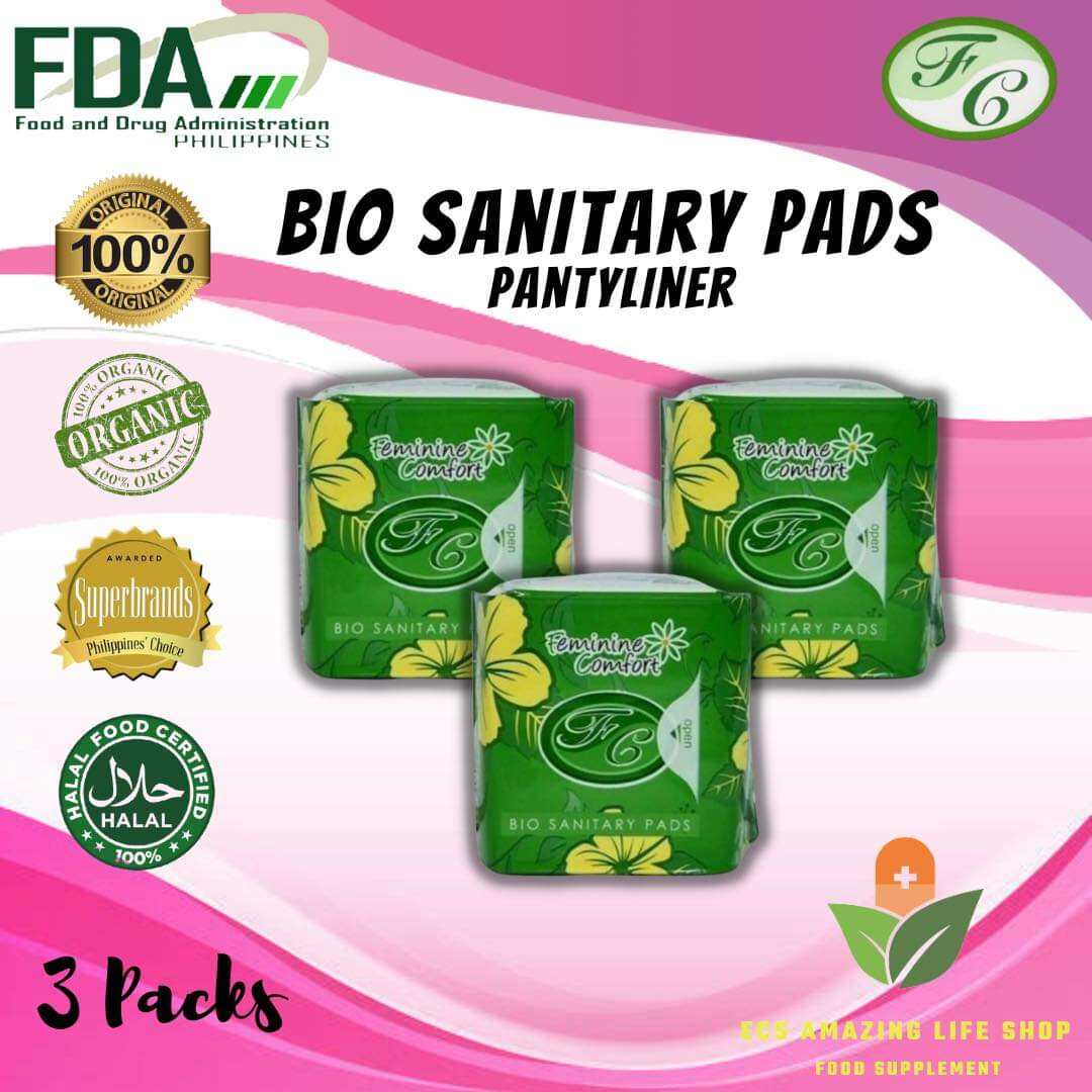 FC Bio Sanitary Pantyliner - 3 Pack (Authentic)