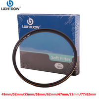Lightdow 1/4 White Soft Lens Filter 49mm 52mm 55mm 58mm 62mm 67mm 72mm 77mm 82mm for Camera Canon Nikon Sony Lens Filter