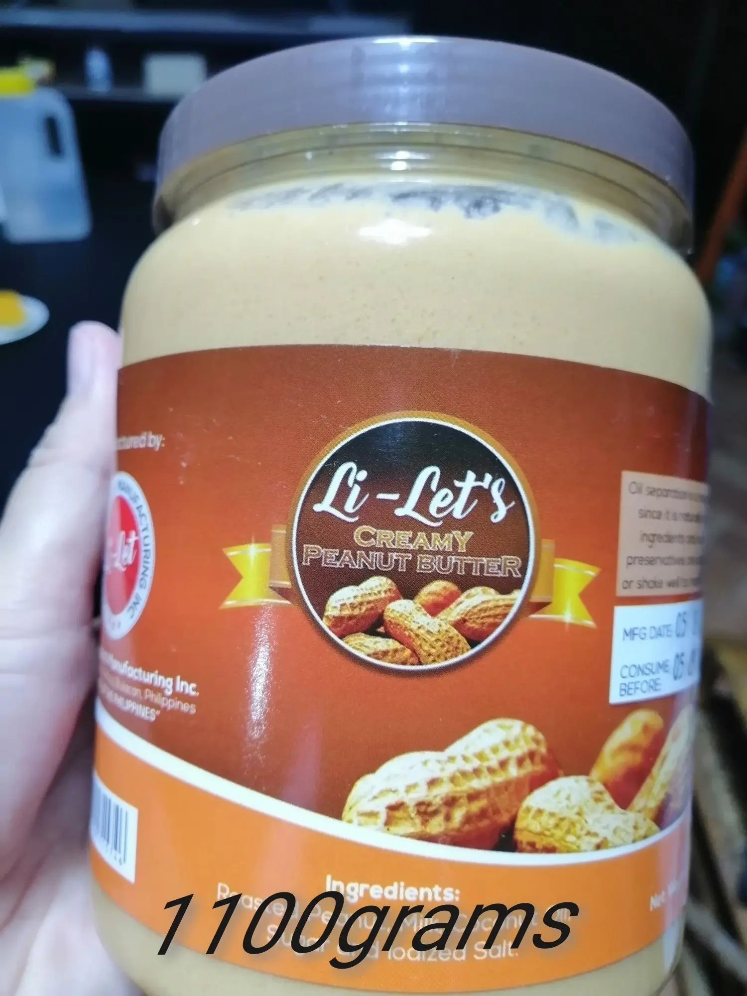 Lilets Peanut Butter 1100grams
