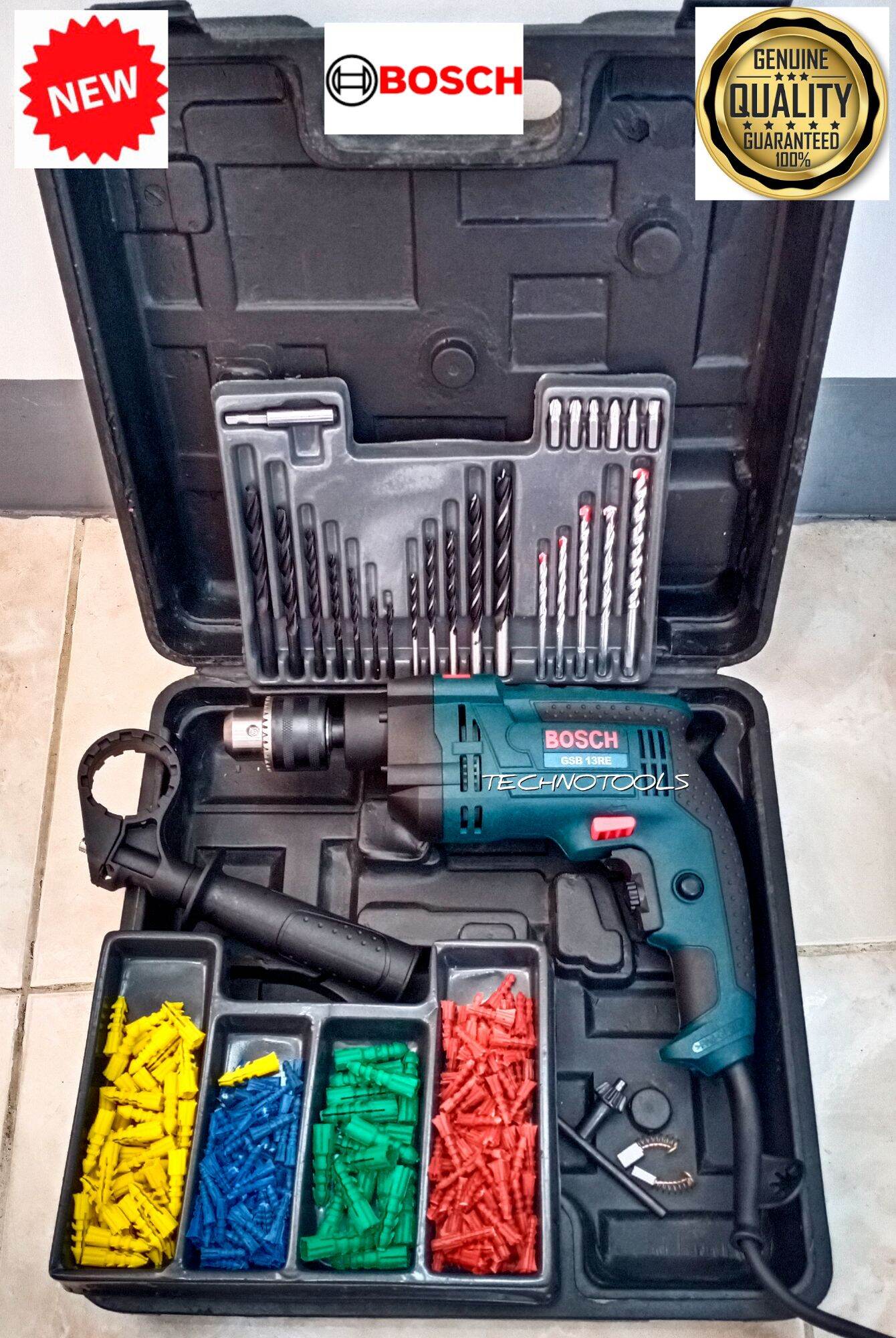 BOSCH IMPACT DRILL WITH ACCESSORIES