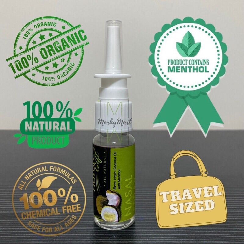 Nature’s Gift Nasal VCO Spray w/ Menthol 20mL