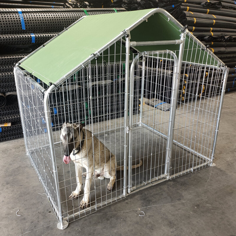 Outdoor Dog Cage Wrought Iron Dog Crate Medium Large Dog Big Dog Kennel