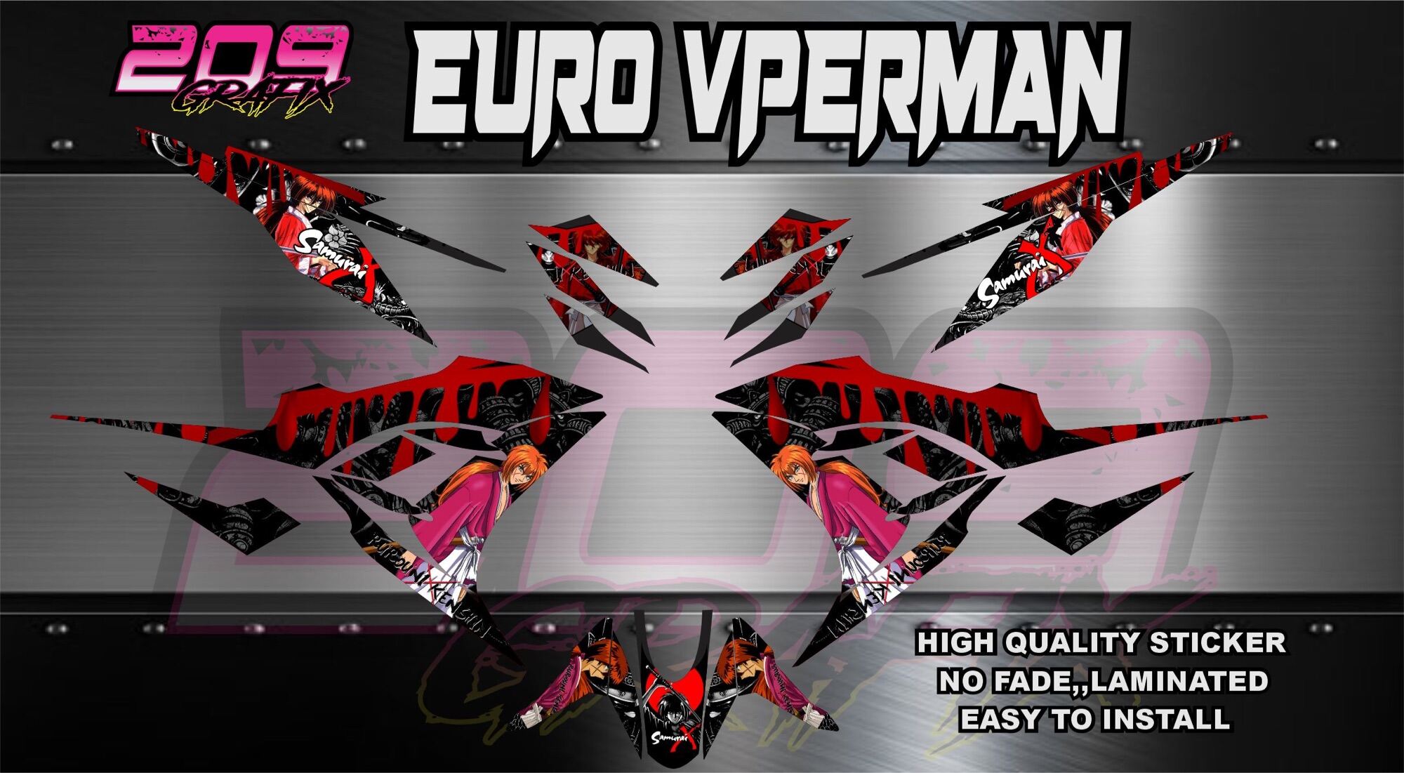 EURO FLASH, VIPERMAN 150 FULL BODY DECALS | Lazada PH