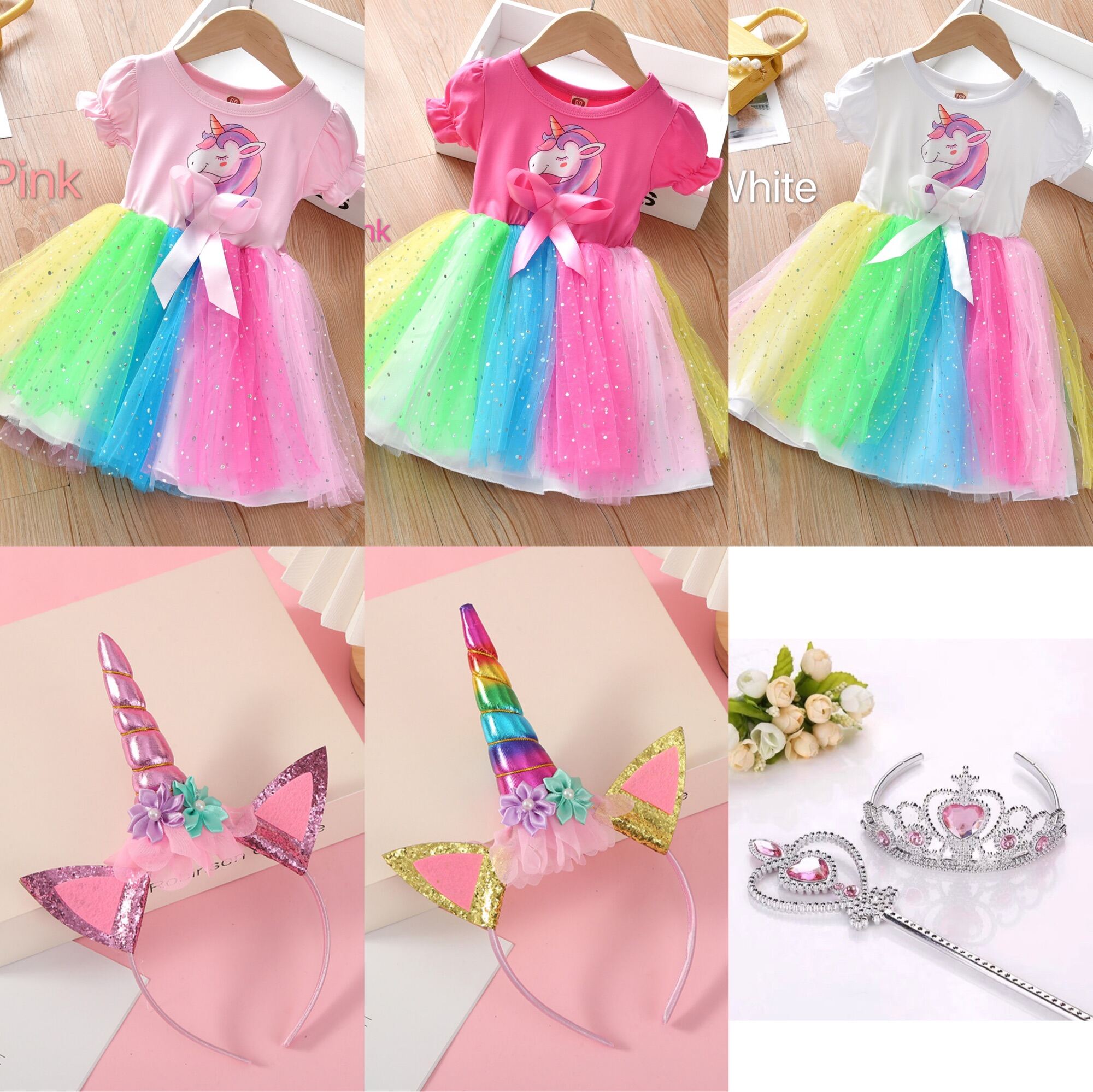 Unicorn dress for sales 5 year old