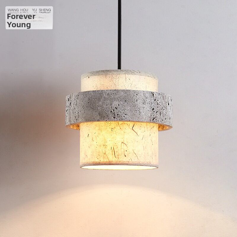 WANGHOUYUSHENG | Japanese Wabi-Sabi Style Retro Song Dynasty Aesthetic Bedside Pendant Light - Brand WANGHOUYUSHENG Presyo 3,979 Piso*Libreng Shipping