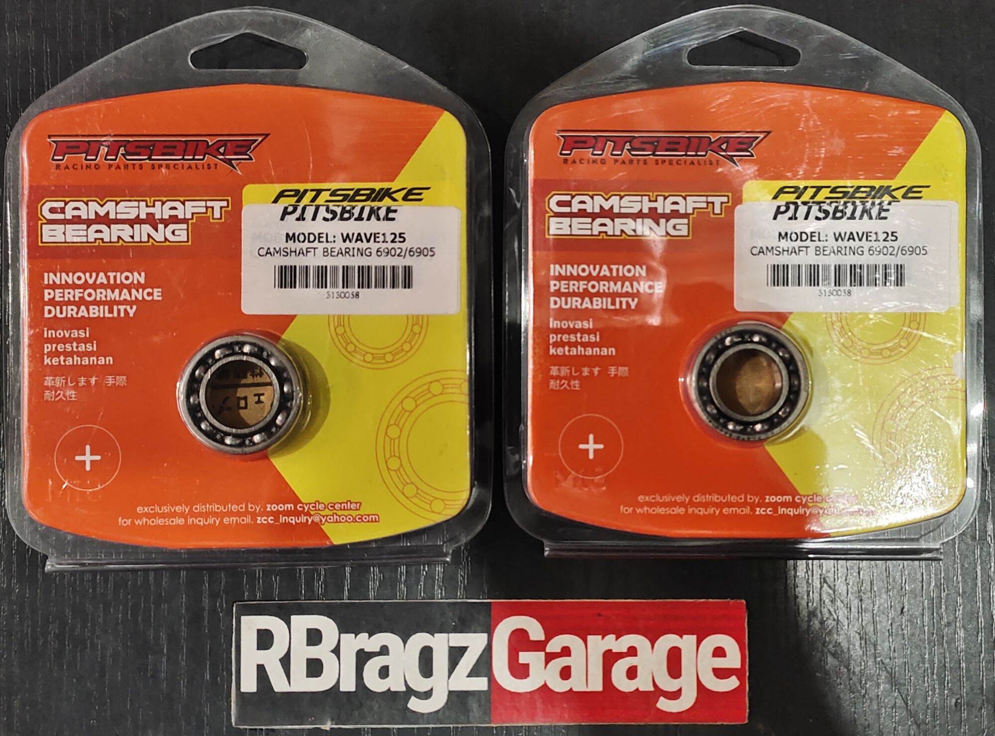 Pitsbike Camshaft Bearing Set (6902/6905) Honda Wave 125 / RS 125