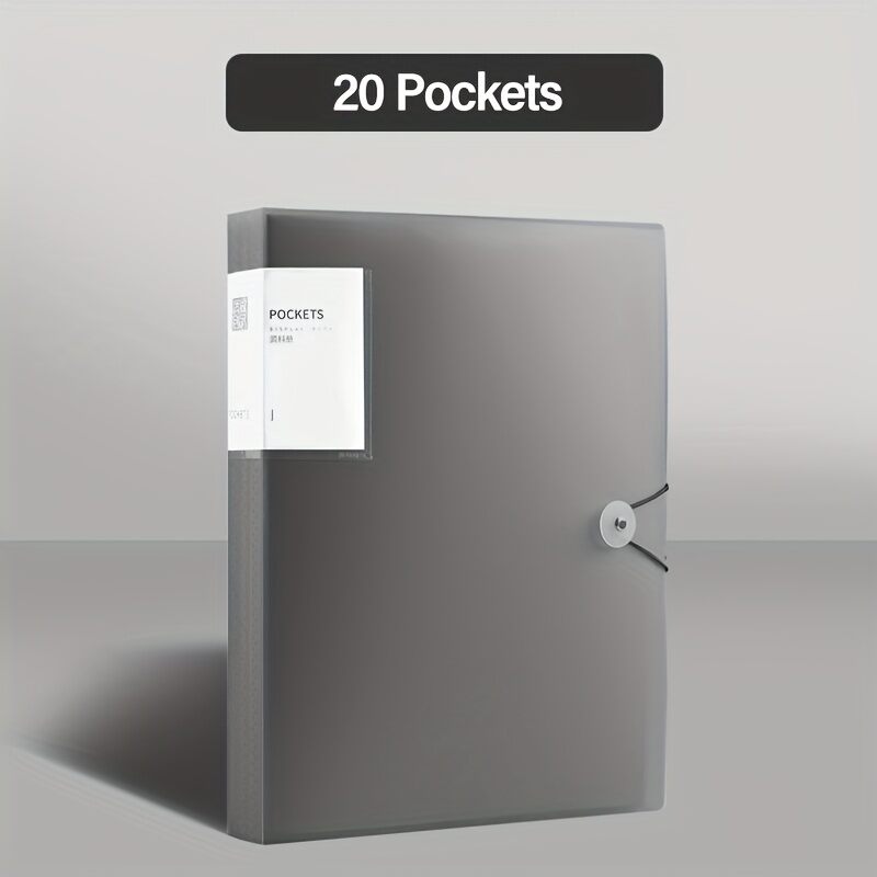 Portfolio Binder with Plastic Sleeves Pocket Portfolio Folder with Clear Sheet Protectors Scrapbooking Storage