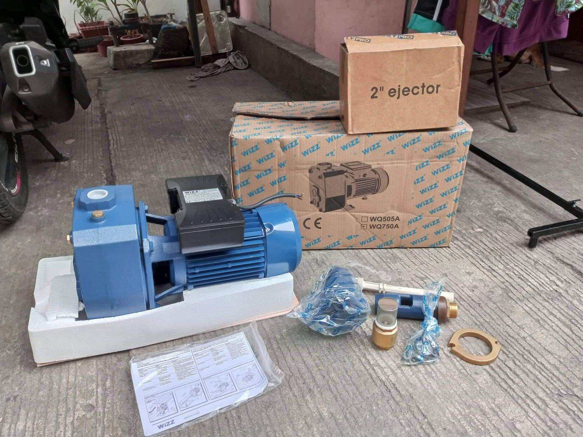 WIZZ 2HP Deep Well Water Pump ITALY Technology Lazada PH