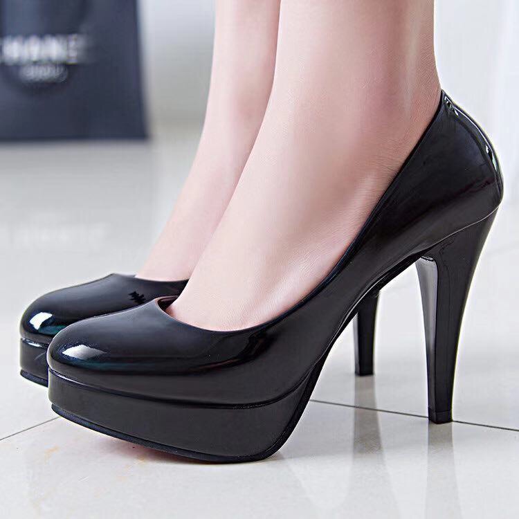 AL #C1 Womens High Heel Close Shoes Stiletto Korean Leather Heels | Lazada  PH