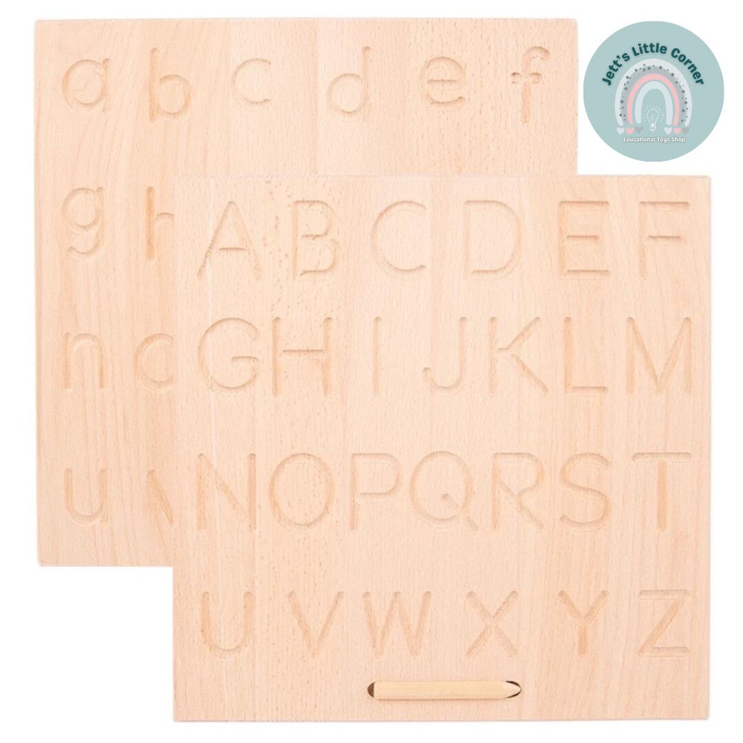 Alphabet Wooden Tracing Board Reversible ABC Learning & Education