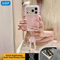 UGP | Trendy Korean Style iPhone Case With Star Design All-Round Drop Protection Lanyard