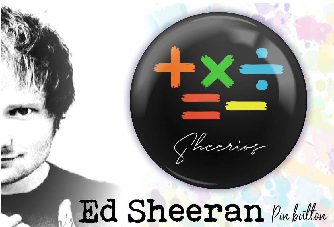 Ed's Button Ed Sheeran's button pin | Lazada PH