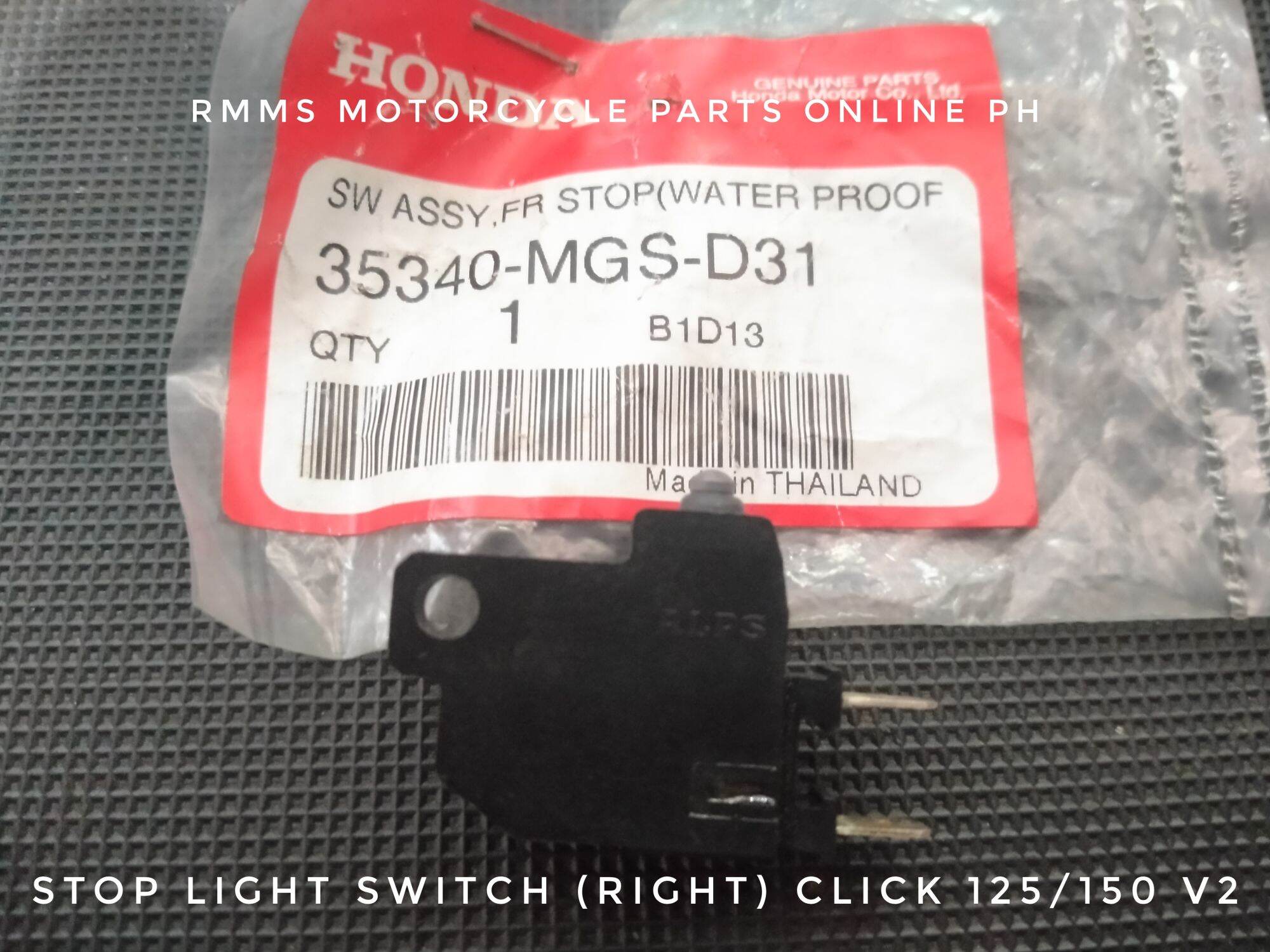 honda genuine right brake light switch for honda click 125/150 game