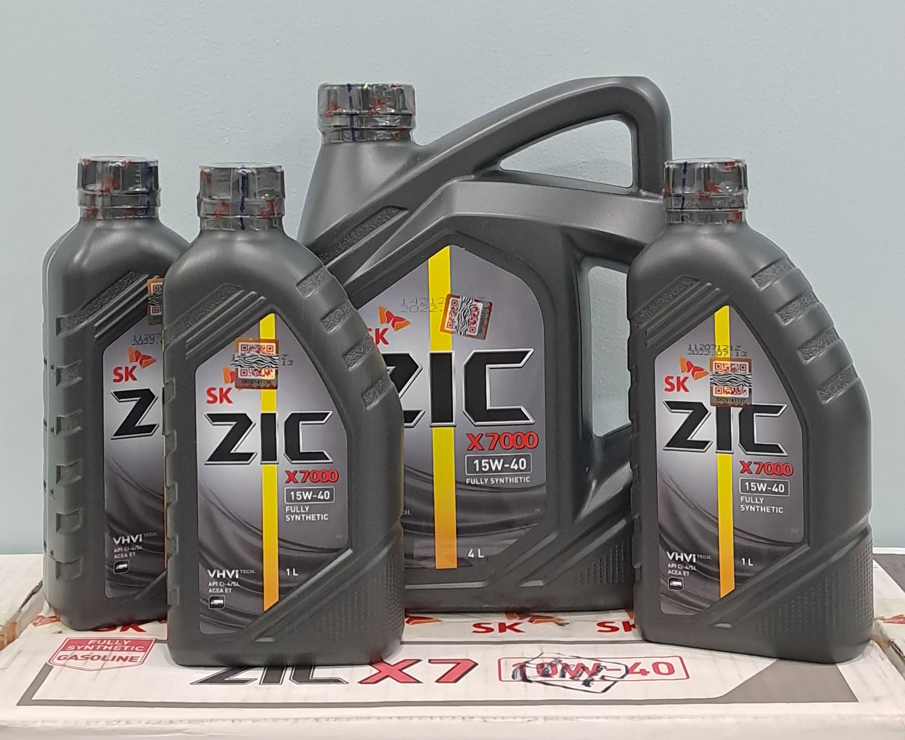 ZIC X7000 15w40 Diesel Fully Synthetic 7-Liters | Lazada PH
