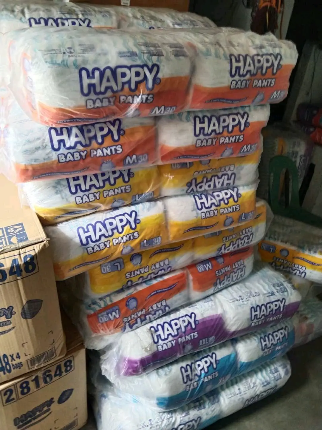 HAPPY DIAPER (30 PCS)