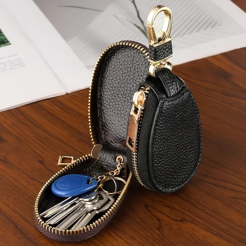 Mini Wallet Key Car Key Wallets Men Couples Zipper Door Keys Storage Mini Portable ...