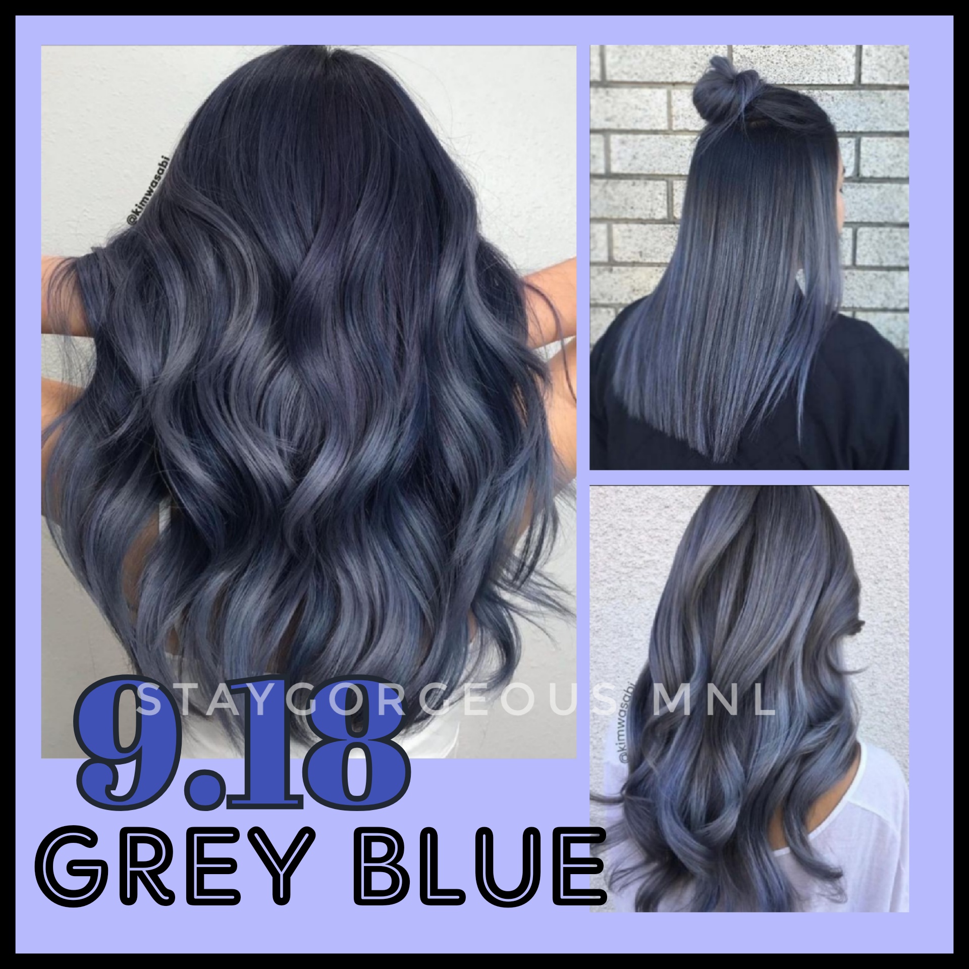 BREMOD  GREY BLUE HAIR COLOR SET WITH OXIDIZING CREAM | Lazada PH