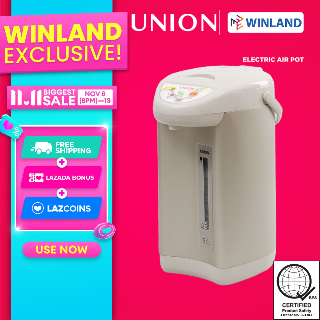 Winland 5.0L Electric Airpot Water Dispenser with Manual Pump