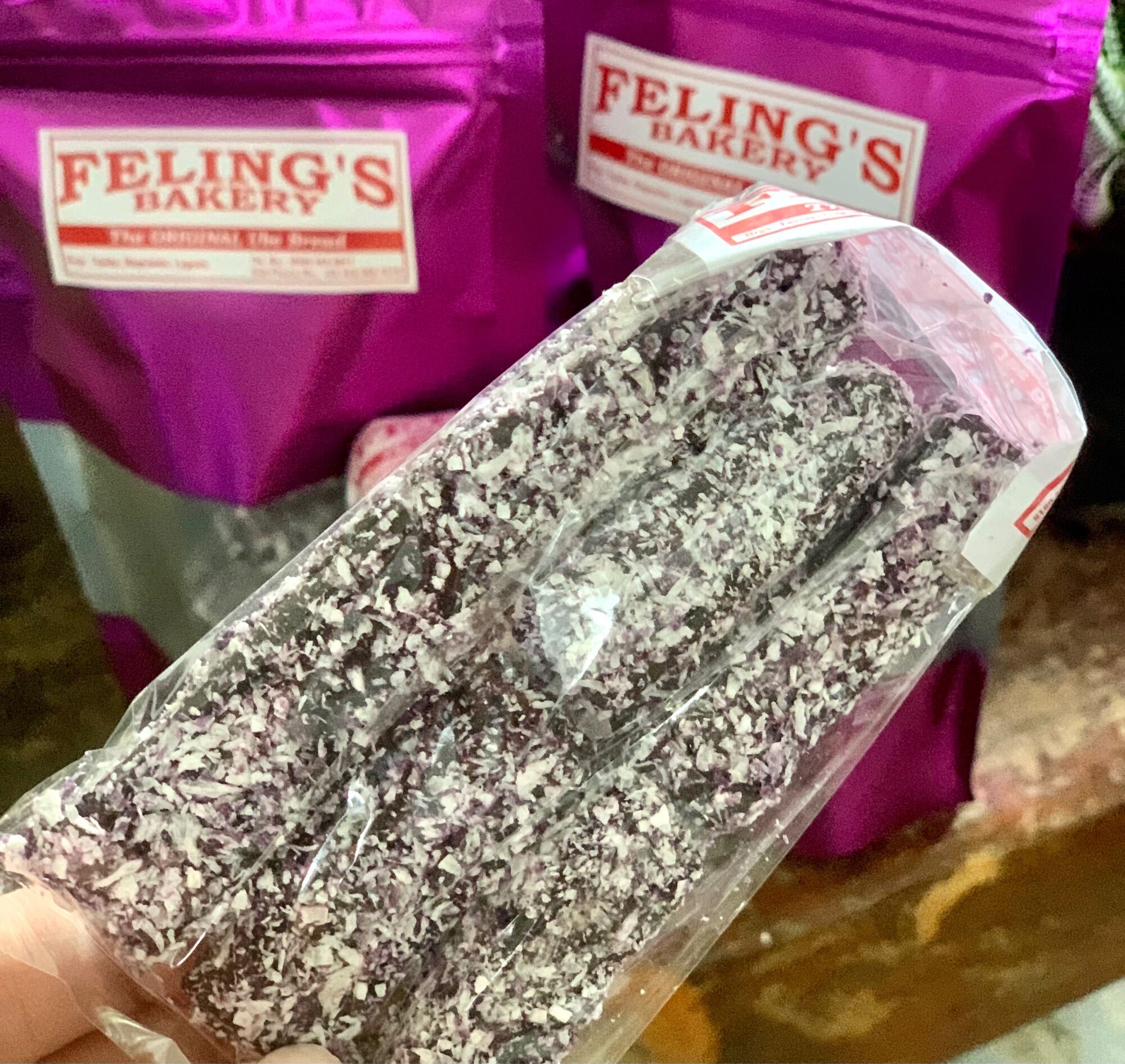 Ube Bar Bread. 