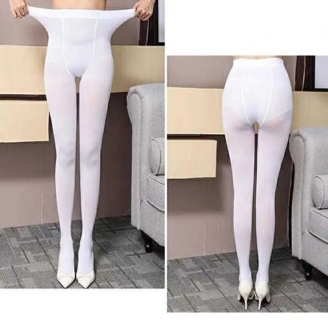 White Stockings Pantyhose for Ladies Thin Manipis 1pair