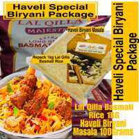 Haveli Special Biryani Package Basmati Rice And Spice Mix Ingredient