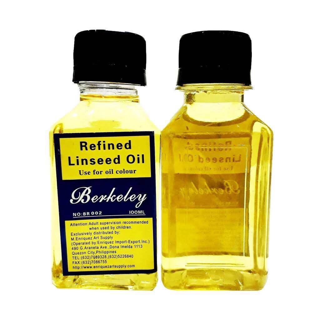 Berkeley Refined Linseed Oil and Turpentine 100ml for drying oil paint finish Lazada PH