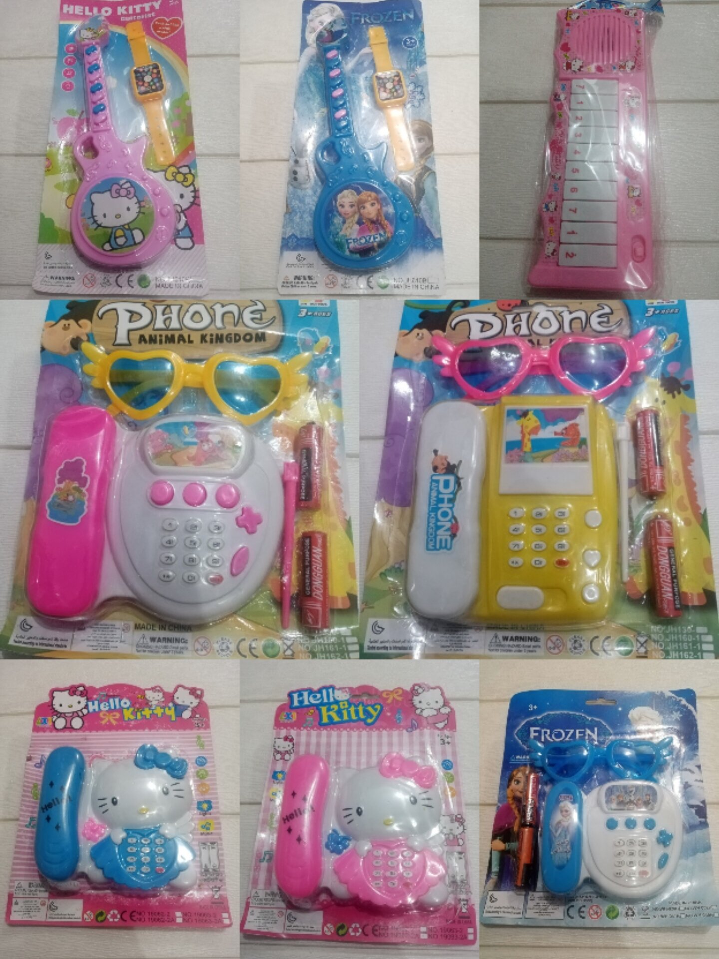 Telephone Toys Kids Phone Toy Battery used AA with sounds