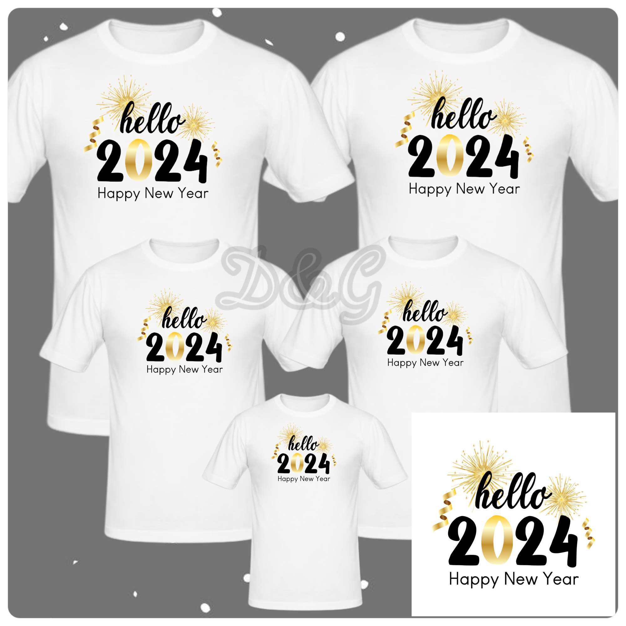 Happy 2024 t shirt