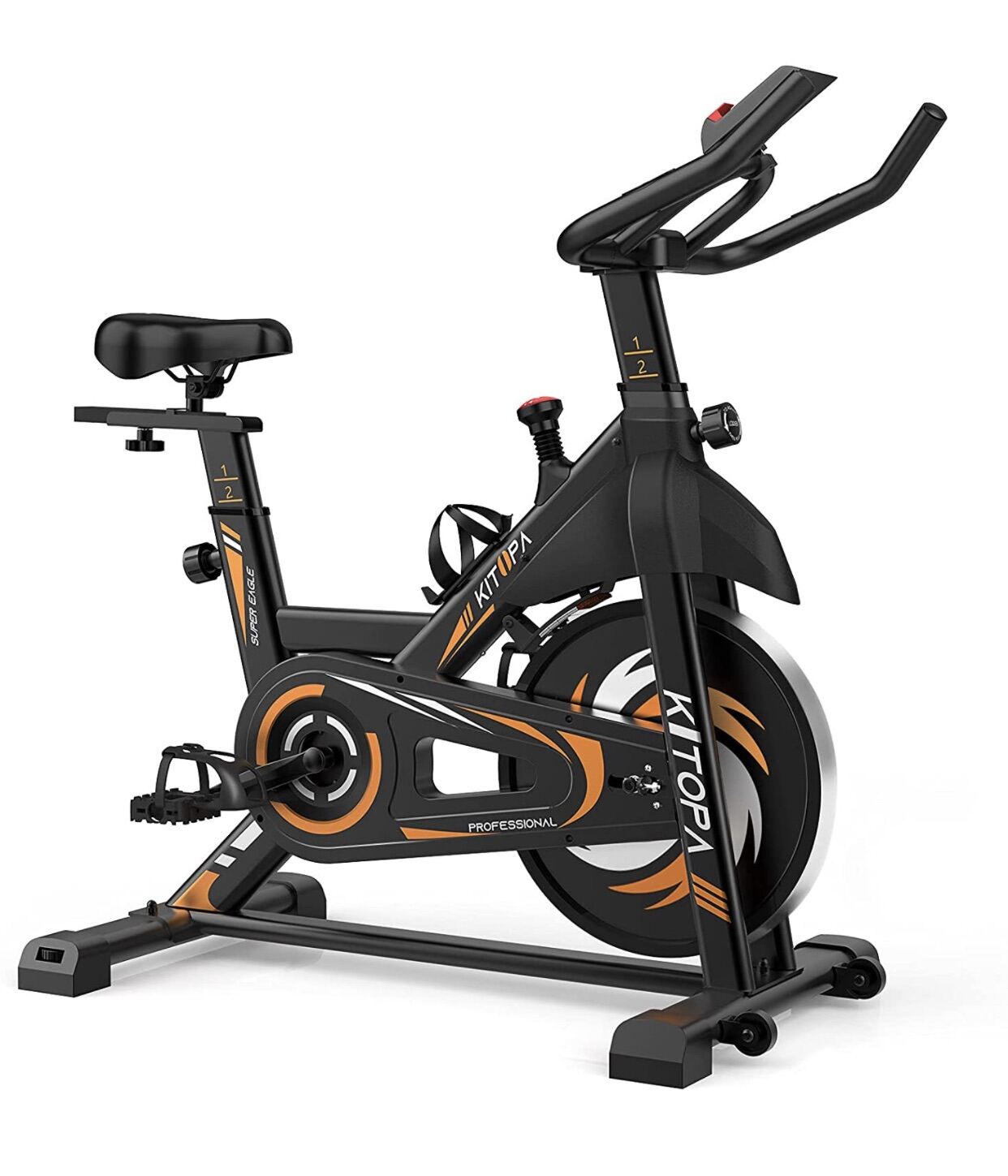 Kitopa Resistance Stationary Bike, Quiet Belt Drive Indoor