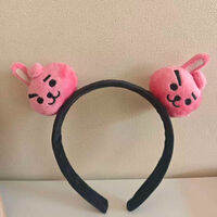 LINE FRIENDS | BT21 koya chimmy cookie tata hairband high color value cartoon cartoon doll doll shape creative cute girl heart wash hair ring