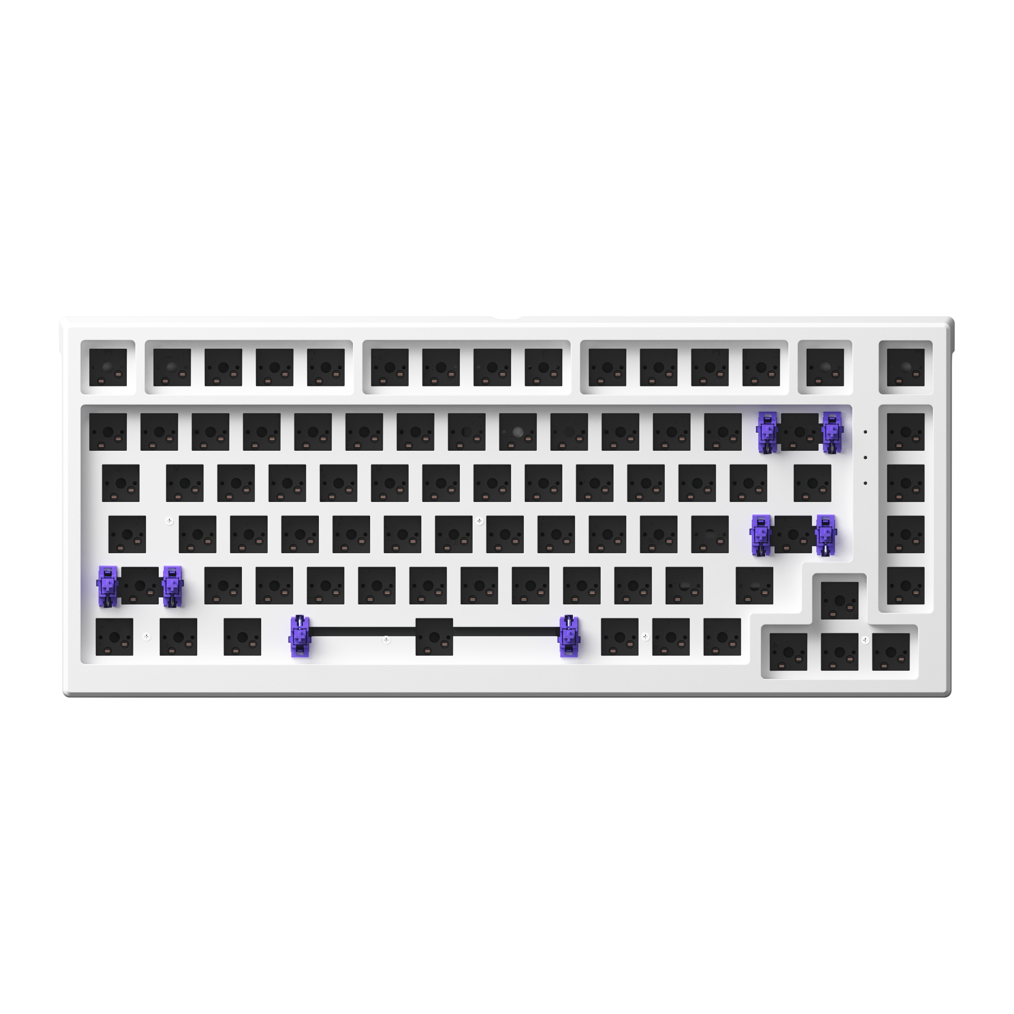 Akko Monsgeek MG75W Keyboard Kit 75% 83 Key Hot-Swap Mechanical Gaming Keyboard Kit Wired Usb Type-C Wireless 2.4GHz