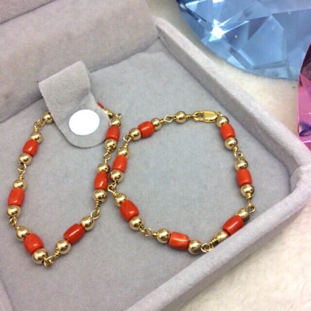 Chinese coral bracelet deals for baby