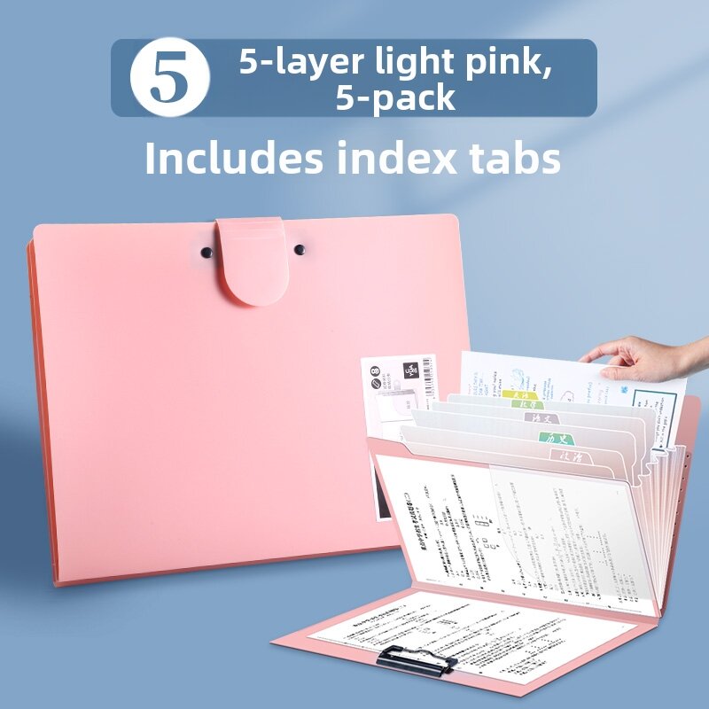 Classification Collection Transparent Organizer A4 and A3 Document Folder