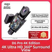 Aigo | HD Night Vision Wireless Installation Phone Connectivity Parking Monitor Car Dash Camera
