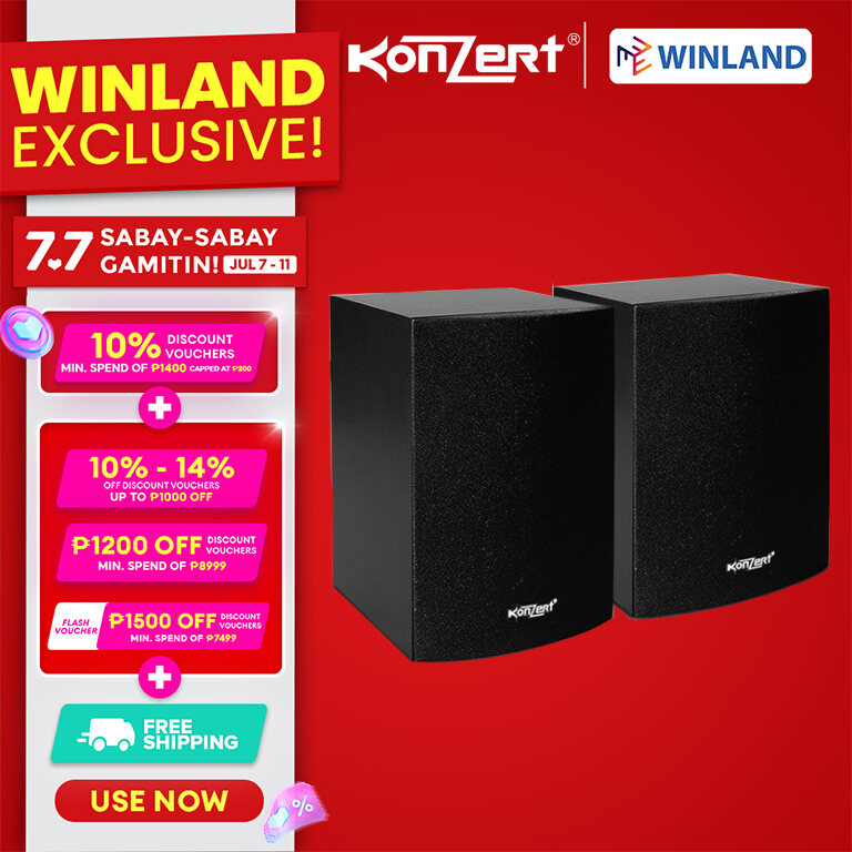 Winland 5" 2-Way Bookshelf Speaker System - KS-55MK2 (