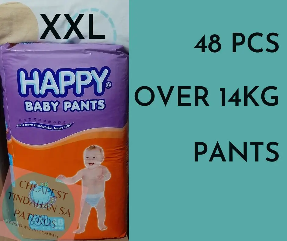 Happy Pants XXLarge XXL 48 pcs Baby Diaper Pull-up