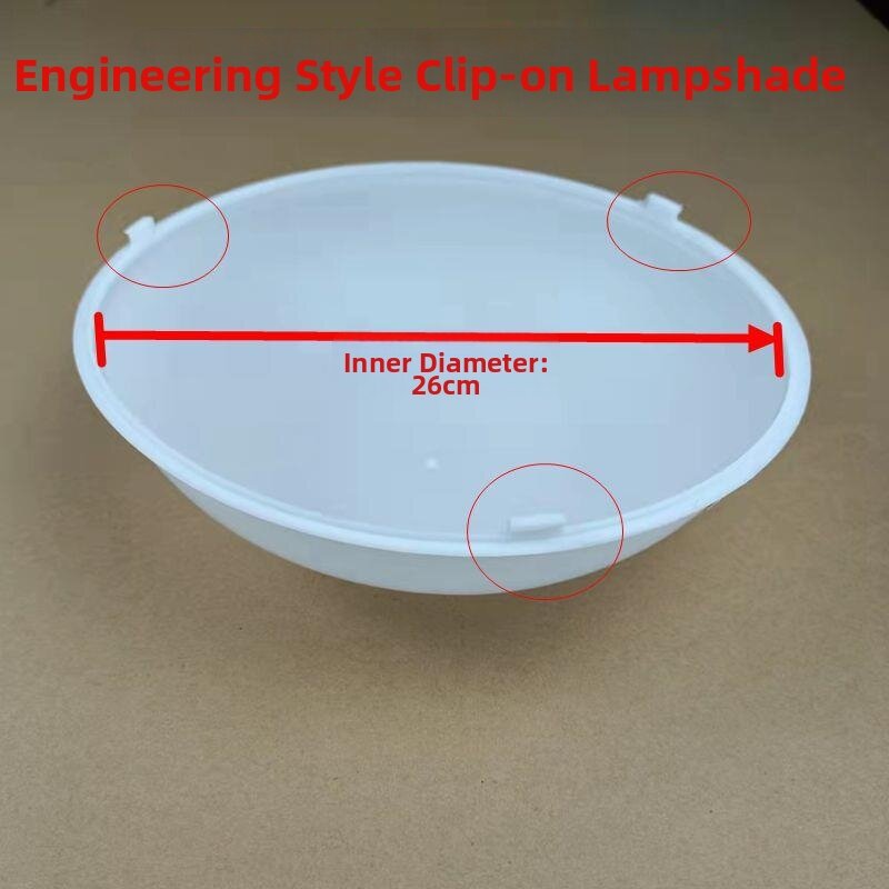 Simplicity White LED Ceiling Light Shade