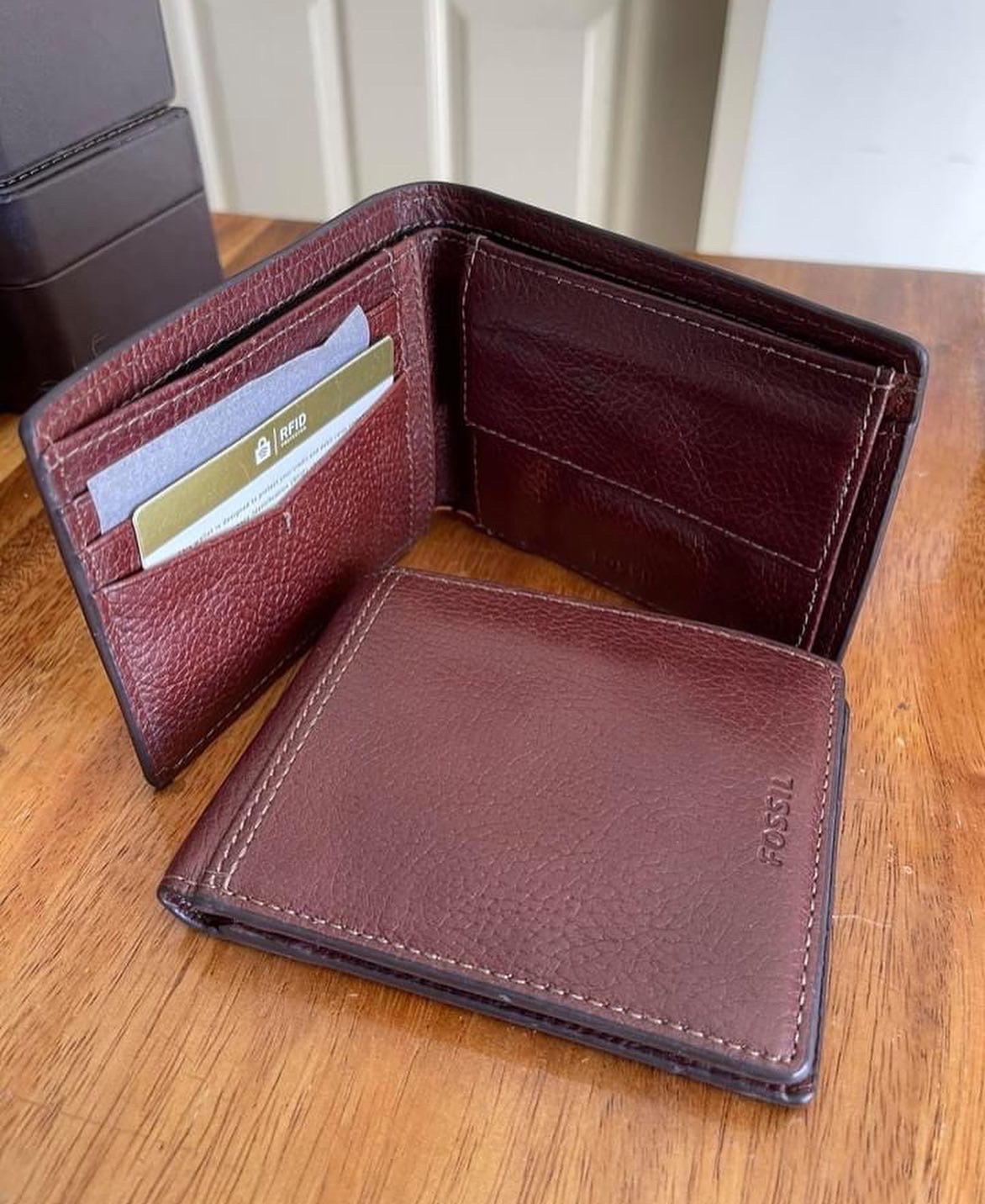 Original Fossil Bifold genuine Leather Wallet | Lazada PH
