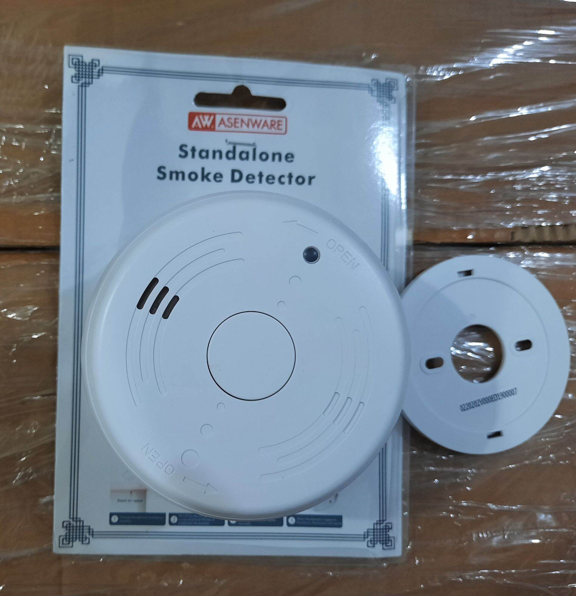 Asenware 9V Battery Operated Smoke Detector Lazada PH