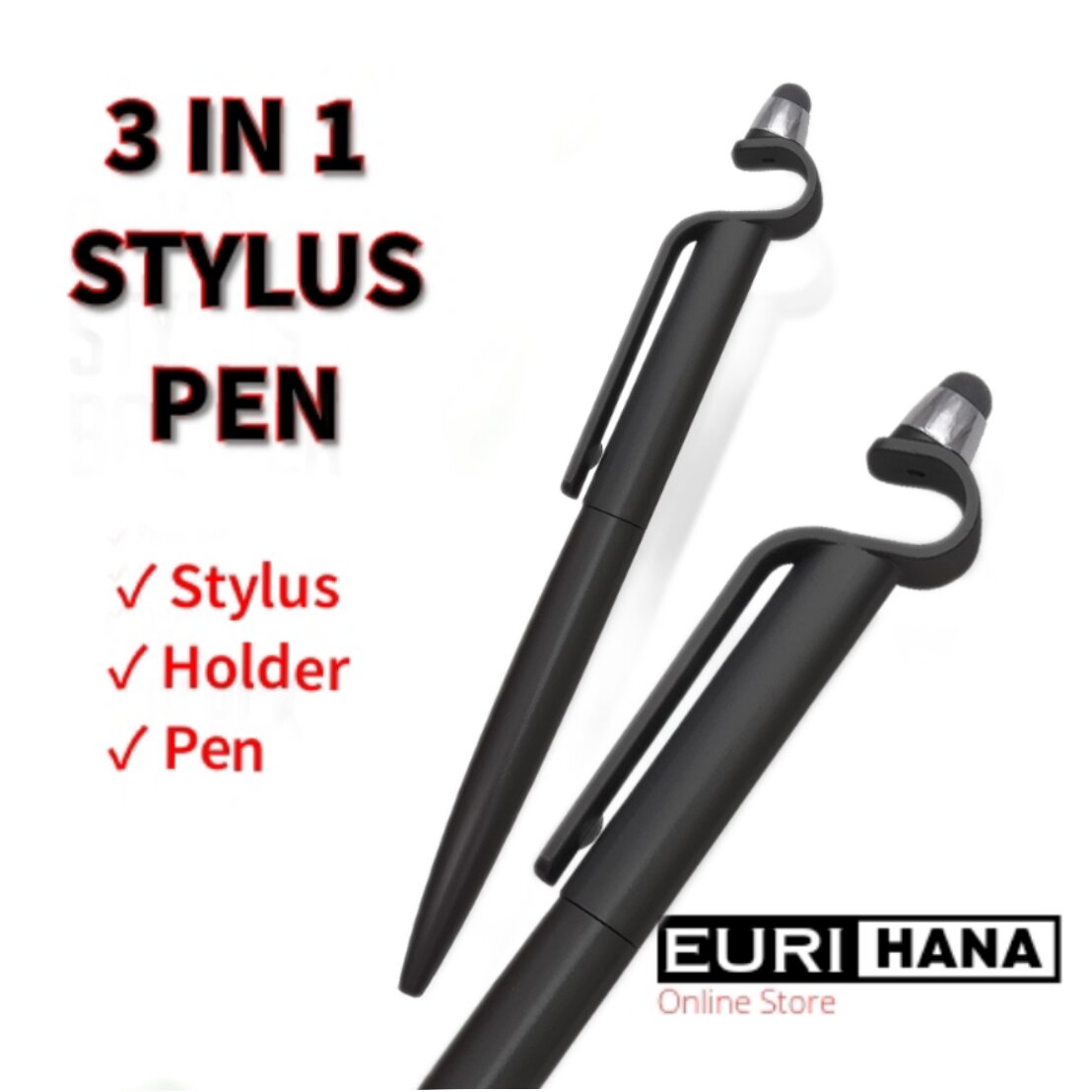 3in1 stylus pen  Sold Per Piece Black Ink