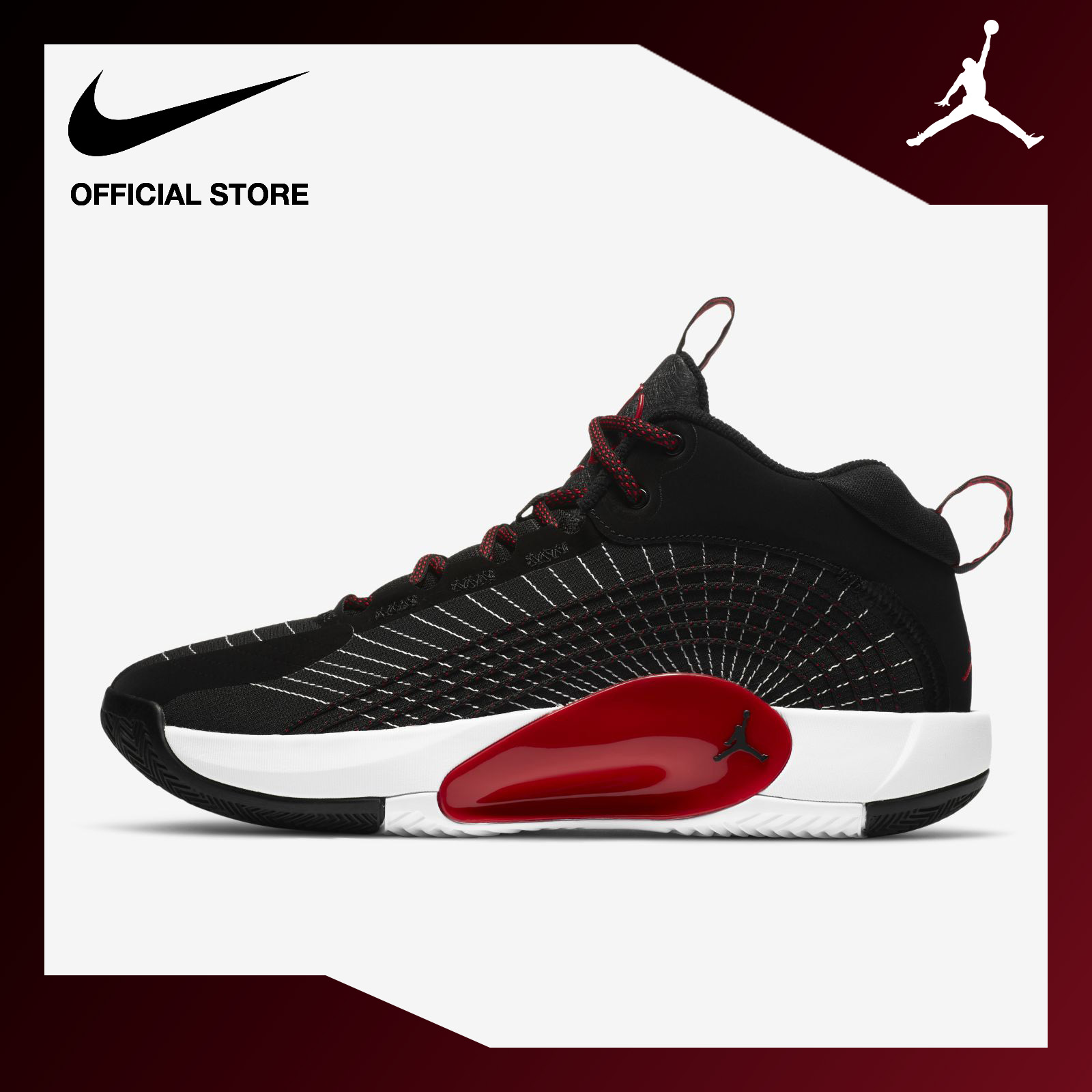 Jordan Men's Jumpman 2021 PF Basketball Shoes - Black