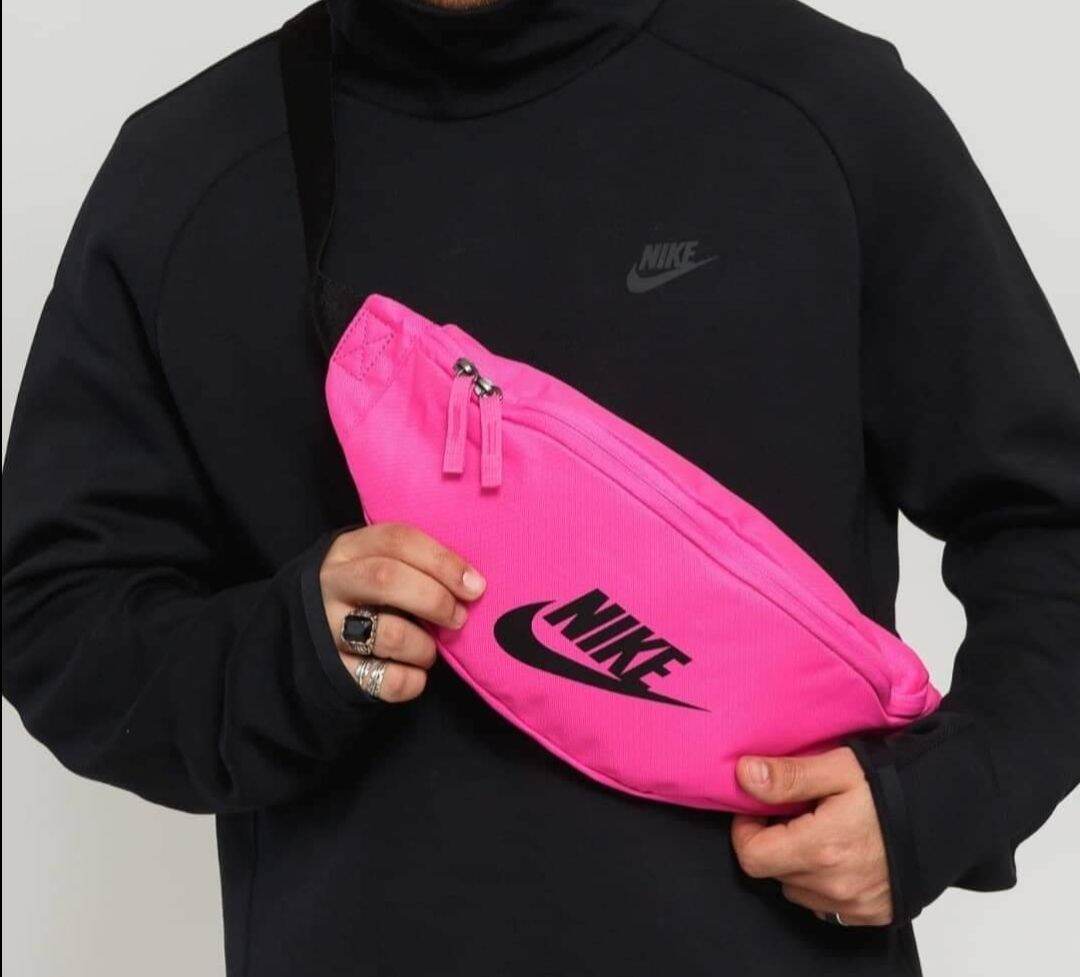 nike pink fanny pack