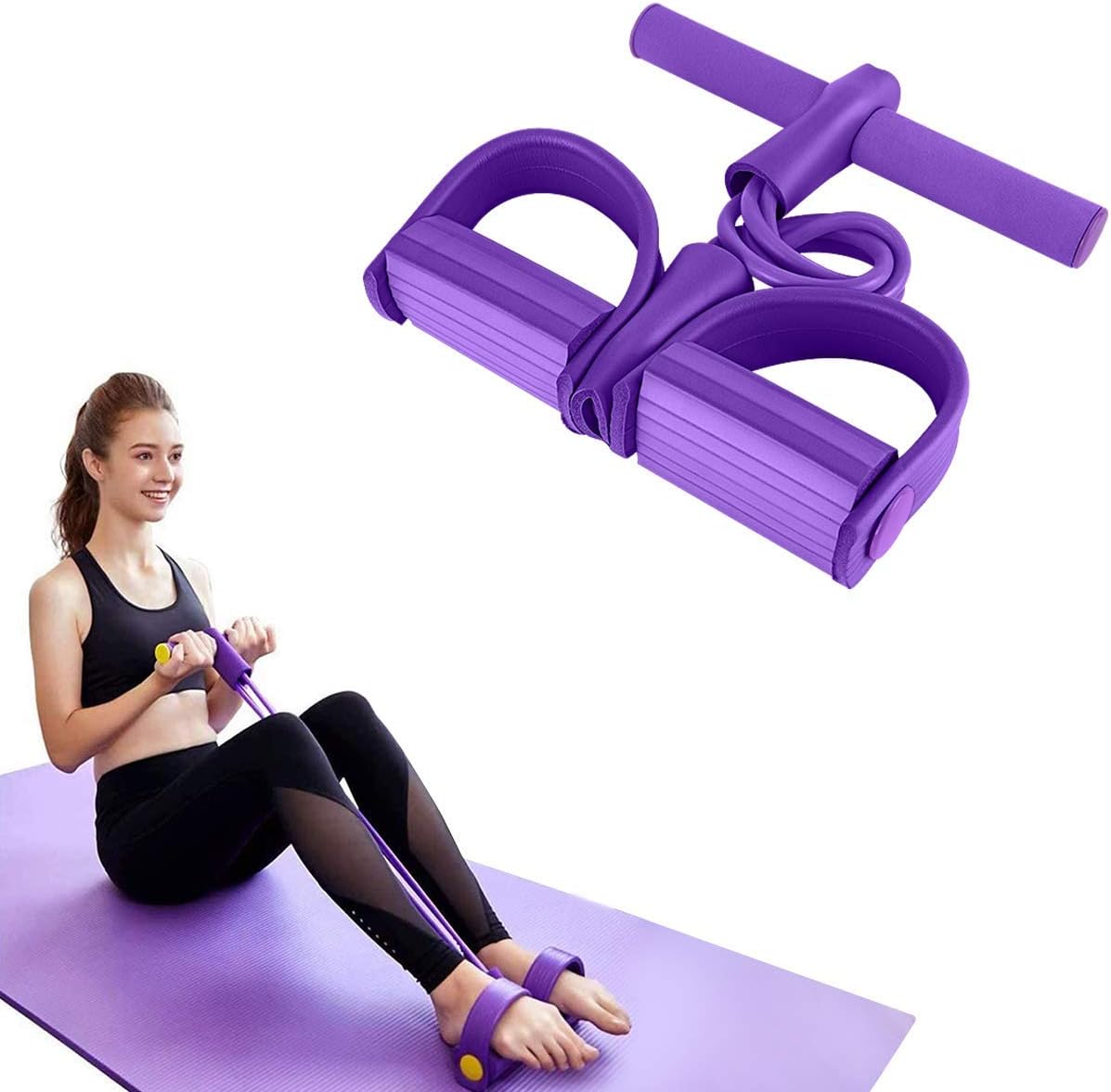 MELEDE Yoga Tension Rope - Resistance Bands Pedal Exerciser