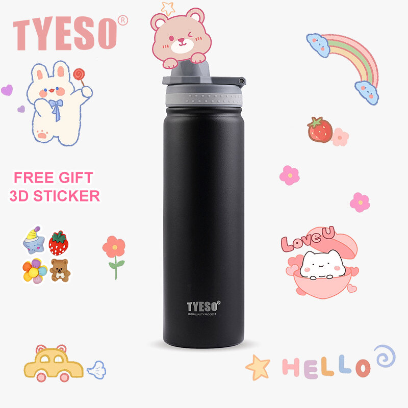 Tyeso 750ml Tumbler Hot And Cold Insulated Water Bottle Tumbler With